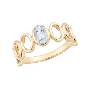 ジュエリーツツミ K10ホワイトゴールドエメラルドリング : ジュエリー