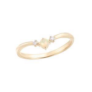 ジュエリーツツミ K10イエローゴールドペリドットリング : ジュエリー