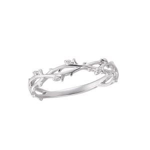 ジュエリーツツミ K10ホワイトゴールドダイヤモンドリング