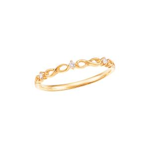 ジュエリーツツミ K10ピンクゴールドダイヤモンドリング（ピンキー