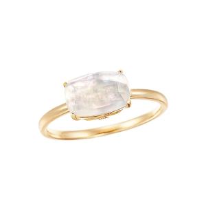 Tanje（タンジェ） 美品 ダイヤ ハーフエタニティ リング 11号 K18YG