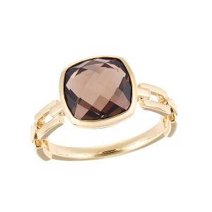 ジュエリーツツミ K10イエローゴールドアルマンダインガーネットリング