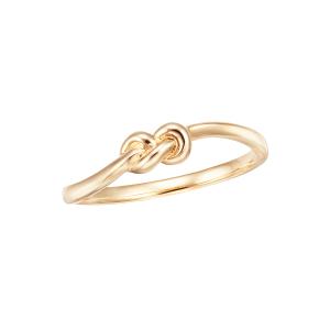 ジュエリーツツミ K10イエローゴールドリング（ピンキーリング