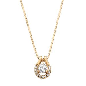 ボ*ゃ様 TSUTSUMI k10 イエローゴールド馬蹄ダイヤモンドネックレス ジュエリーツツミ ツツミ ネックレス K10イエローゴールドダイヤモンド