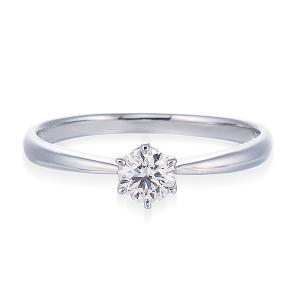 ジュエリーツツミ プラチナ鑑定書付ダイヤモンドリング（0.23カラット