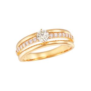 agete（アガット） ハーフエタニティ リング 指輪 ダイヤモンド 0.05ct