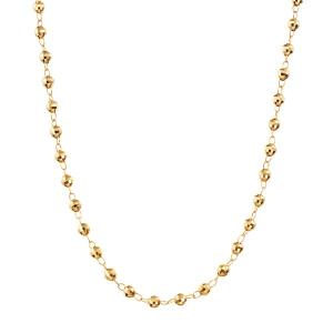 ジュエリーツツミ K18イエローゴールドネックレス(40cm） : ジュエリー