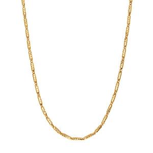 ジュエリーツツミ K18イエローゴールドネックレス（45cm