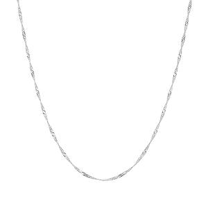 ジュエリーツツミ K18イエローゴールドネックレス(40cm） : ジュエリー