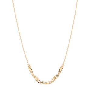 ジュエリーツツミ K18イエローゴールドネックレス（40cm