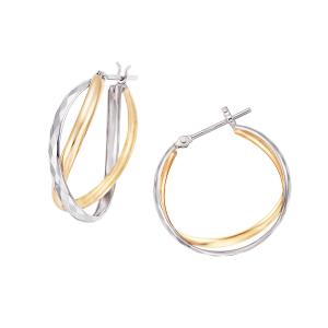 ジュエリーツツミ K10ホワイトゴールド/K10ピンクゴールドピアス