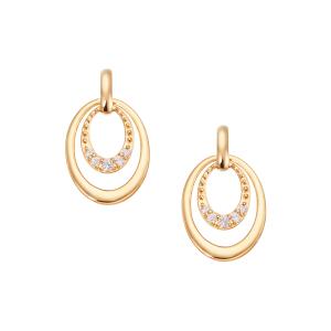 ジュエリーツツミ ピアス イエローゴールド 18k チェーンピアス