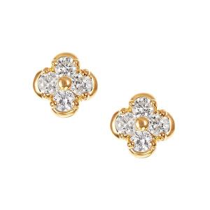 ジュエリーツツミk18アコヤ真珠ピアス　7mm K18イエローゴールドアコヤ真珠ピアス（7mm）(RPE145-001