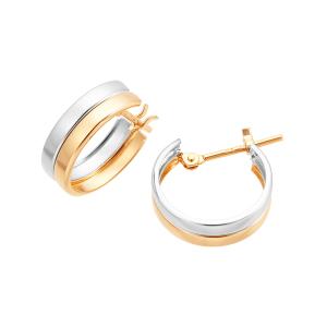 ジュエリーツツミ プラチナ/K18イエローゴールドピアス : ジュエリー