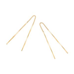 ジュエリーツツミ K10イエローゴールドレモンクォーツピアス