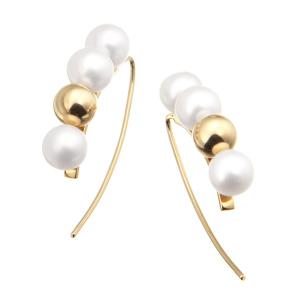 ジュエリーツツミ K10イエローゴールドラピスラズリピアス