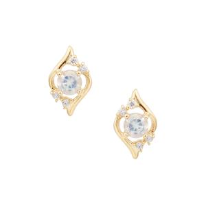 ジュエリーツツミ K18イエローゴールドターコイズピアス : ジュエリー