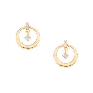 ジュエリーツツミ K10ホワイトゴールドタンザナイトピアス