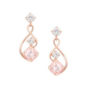 K10 ピアス 蜂 はち ハチ ビー bee モチーフ ホワイトトパーズ