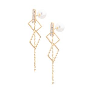 ジュエリーツツミ プラチナピアス チェーンピアス アメリカンピアス