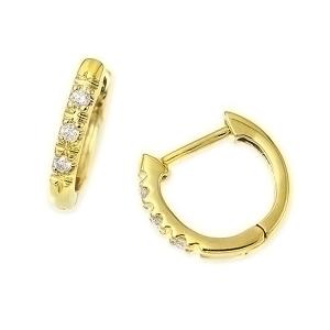 K10イエローゴールド ダイヤモンド ピアス ...の詳細画像1