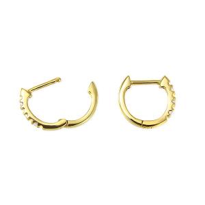 K10イエローゴールド ダイヤモンド ピアス ...の詳細画像3