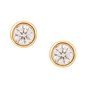 ジュエリーツツミ ホワイトゴールドタンザナイトピアス