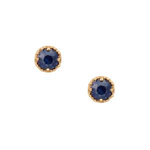 ジュエリーツツミ K10イエローゴールドサファイアピアス : ジュエリー
