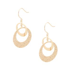 ジュエリーツツミ K18イエローゴールドピアス フックピアス ドロップ