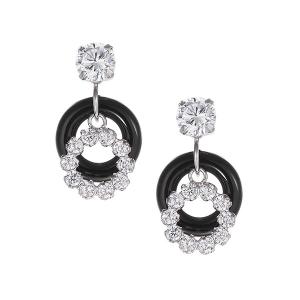 ジュエリーツツミ プラチナダイヤモンドピアス Pt900 H&C フックピアス