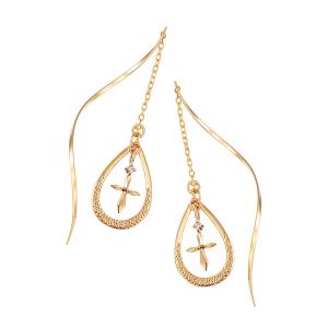 ジュエリーツツミ プラチナピアス チェーンピアス アメリカンピアス