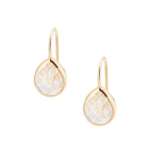 ジュエリーツツミ K10イエローゴールドスモーキークォーツピアス