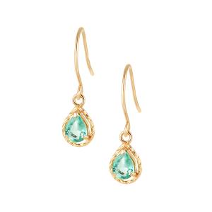 ピアス 18金 つけっぱなし 18金ピアス K18ピアス 5月誕生石 エメラルド
