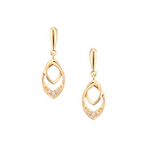 ジュエリーツツミ K18イエローゴールドアコヤ真珠ピアス（7mm