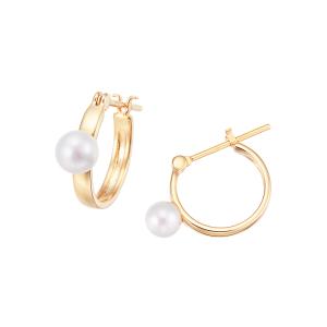 ジュエリーツツミ K10ホワイトゴールドタンザナイトピアス