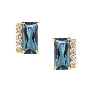 k*p様 K10 はち　ピアス　シトリン　ホワイトトパーズ Jewel closet by L&Co. 蜂 ハチ ピアス はち レディース