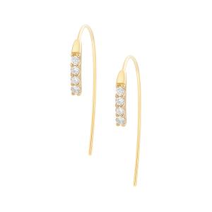 ジュエリーツツミ k18 イエローゴールドピアス 4mm k18キャッチ付き ジュエリーツツミ K18イエローゴールドピアス フックピアス ドロップ