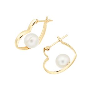 TSUTSUMI K18淡水パールピアス TSUTSUMI K18淡水パールピアス