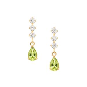 【新品】ジュエリーツツミ　K10YGダイヤモンドピアス ジュエリーツツミ K10イエローゴールド ダイヤモンド ピアス フープ 中