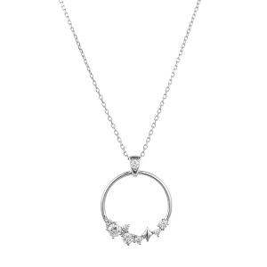 ジュエリーツツミ K14ホワイトゴールドアンクレット : ジュエリー