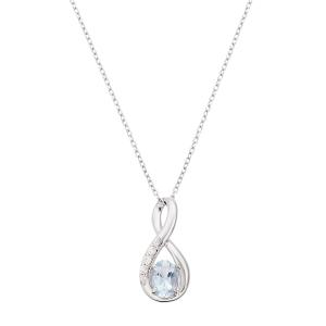ジュエリーツツミ K10ホワイトゴールド淡水パールネックレス（8.5mm