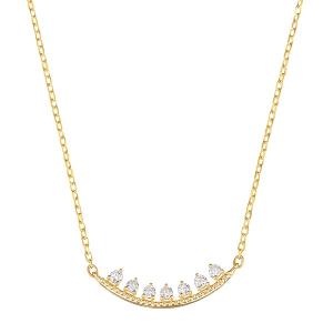 ジュエリーツツミ K10イエローゴールドダイヤモンドネックレス