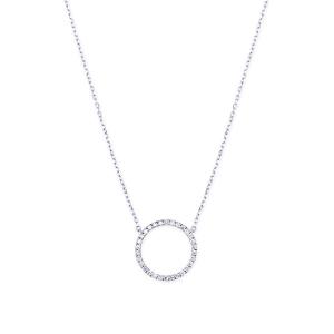 ジュエリーツツミ ツツミ ネックレス K10ホワイトゴールドダイヤモンド