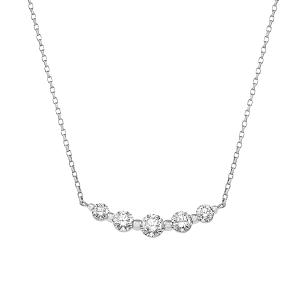 ジュエリーツツミ TSUTSUMI プラチナ Pt ネックレス ダイヤ プチ 0.536