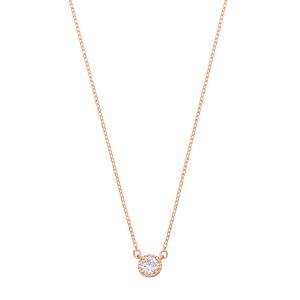 ジュエリーツツミ ツツミ ネックレス K10ピンクゴールドダイヤモンド