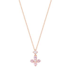 ジュエリーツツミ K10ピンクゴールドピンクサファイアネックレス