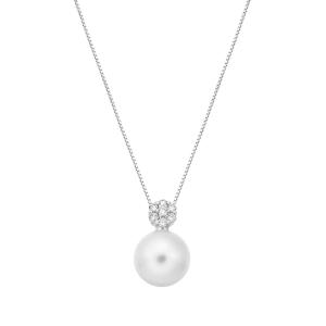 ジュエリーツツミ プラチナアコヤ真珠ネックレス（7.5mm