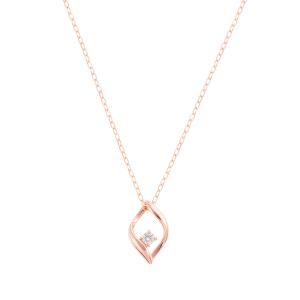 ジュエリーツツミ ツツミ ネックレス K10ピンクゴールドダイヤモンド