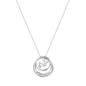 Pt900 0.2ct パール ダイヤモンド ネックレス 送料無料 一粒 真珠
