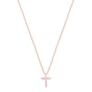 ジュエリーツツミ K10ピンクゴールドダイヤモンドネックレス